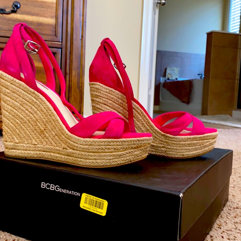 Hot Pink Wedges!!!